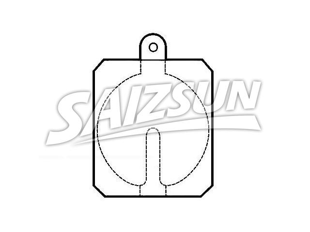 Bremsbelagsatz, Scheibenbremse Brake Pad Set:GBP254