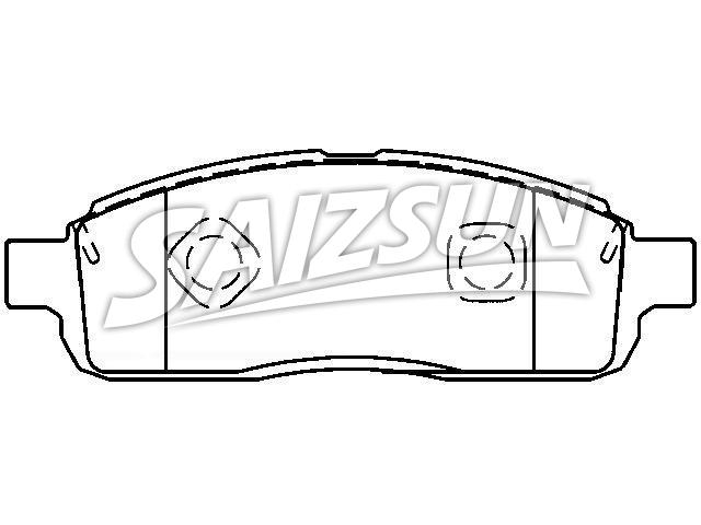 Bremsbelagsatz, Scheibenbremse Brake Pad Set:9L3Z-2001-A