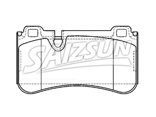 Bremsbelagsatz, Scheibenbremse Brake Pad Set:005 420 22 20