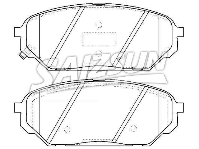 Brake Pad Set:58101-3JA00