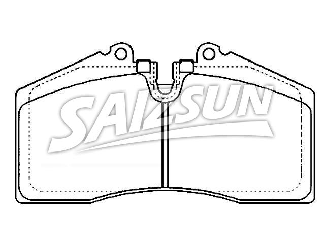 Brake Pad Set:8A0 698 151 E