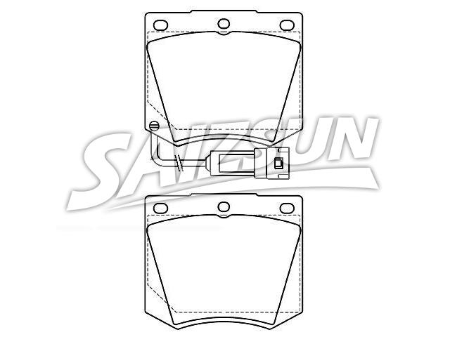 Brake Pad Set:VR73208