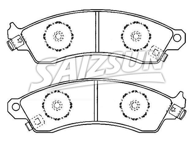 Brake Pad Set:F4ZZ-2001-B