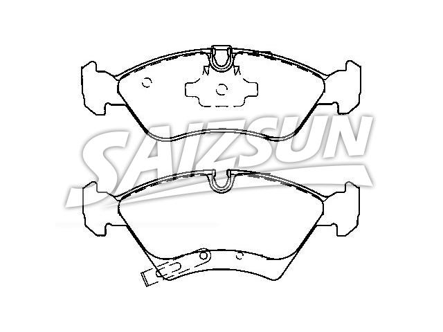 Brake Pad Set:93307673