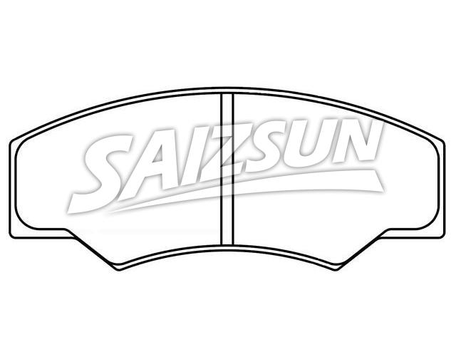 刹车片 Brake Pad Set:D1237-8355