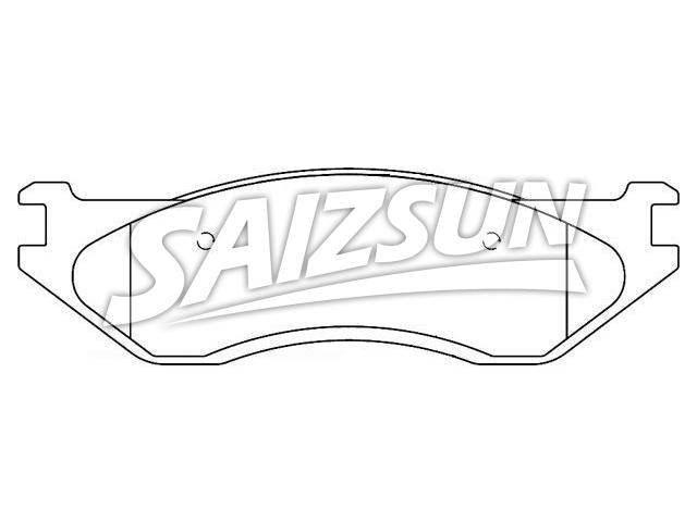 刹车片 Brake Pad Set:5102 061AA