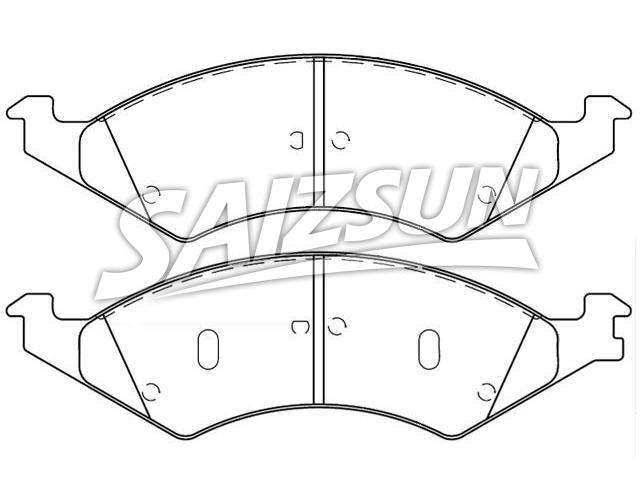 刹车片 Brake Pad Set:E8DZ-2001-A