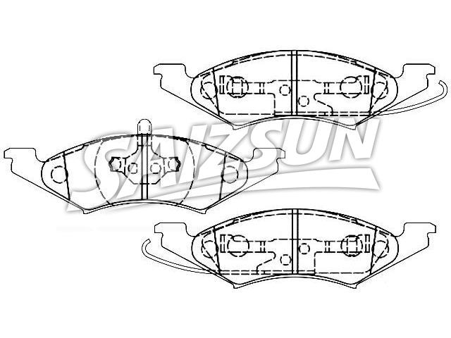 刹车片 Brake Pad Set:E8FZ-2001-A