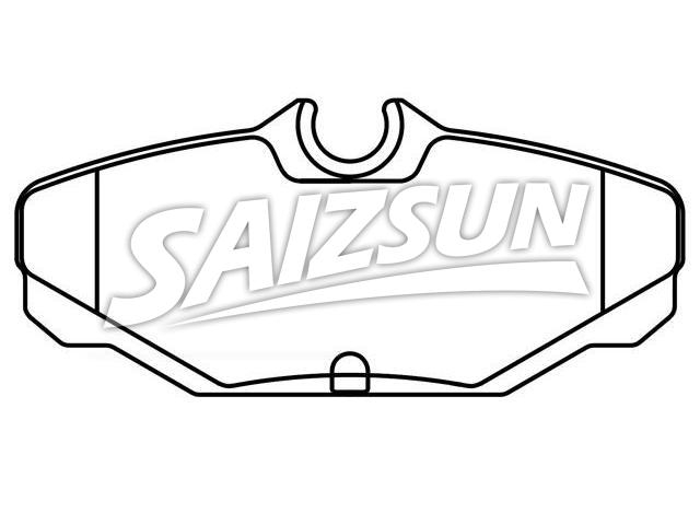 刹车片 Brake Pad Set:F8DZ-2200AA