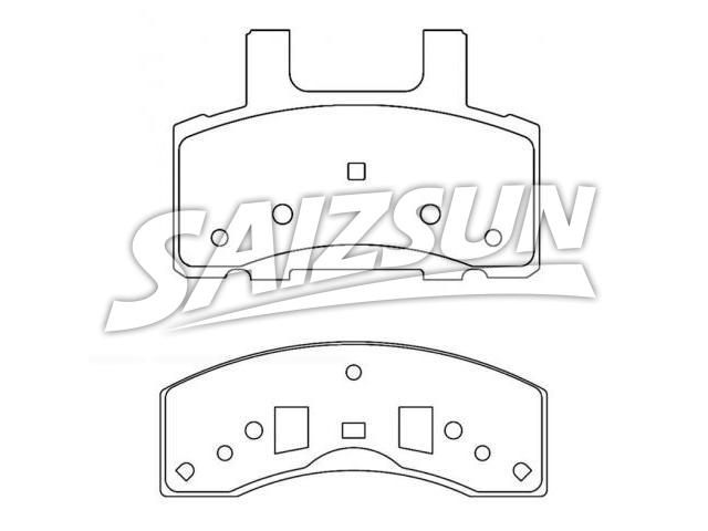 刹车片 Brake Pad Set:D845-7721