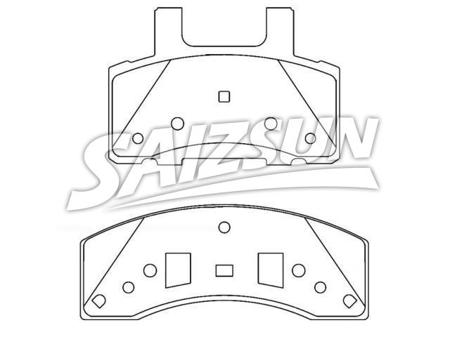 刹车片 Brake Pad Set:05003163AB