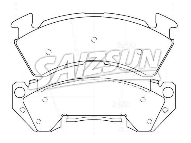 刹车片 Brake Pad Set:D614-7506