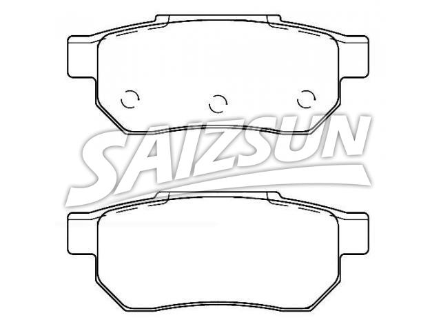 刹车片 Brake Pad Set:D743-7233