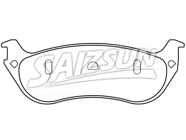 刹车片 Brake Pad Set:F6AZ-2200-BA