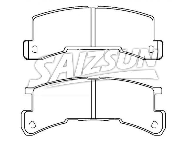 Brake Pad Set:8-94154-012-0