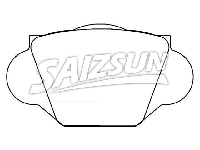 Brake Pad Set:D26-713