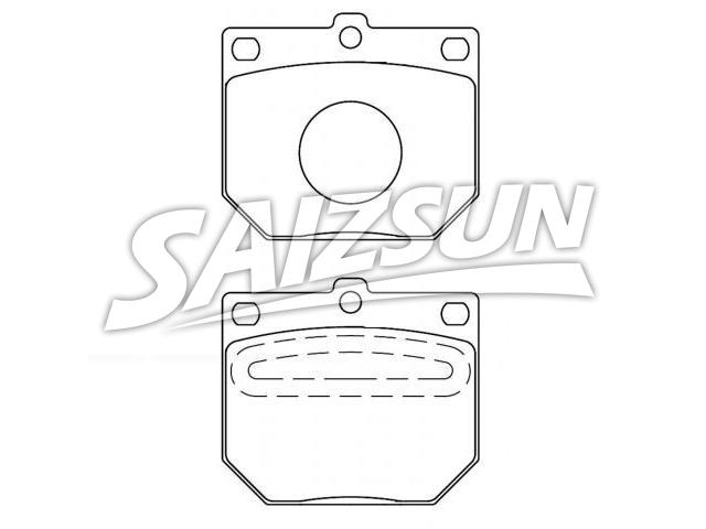 Brake Pad Set:D246-7150