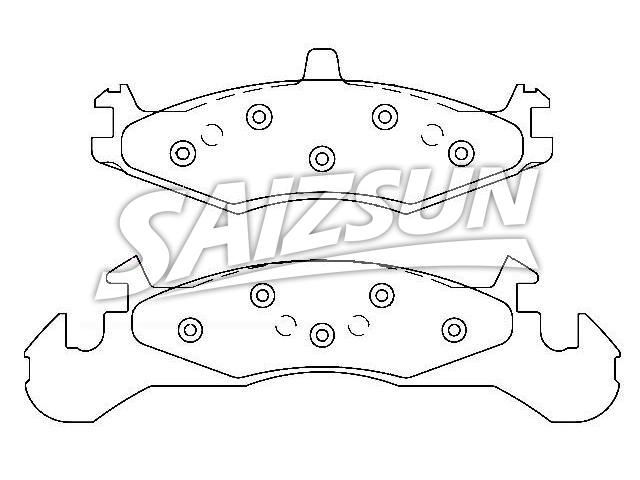 Brake Pad Set:4238786