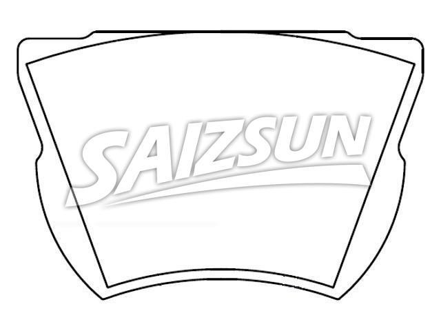 刹车片 Brake Pad Set:D67-710