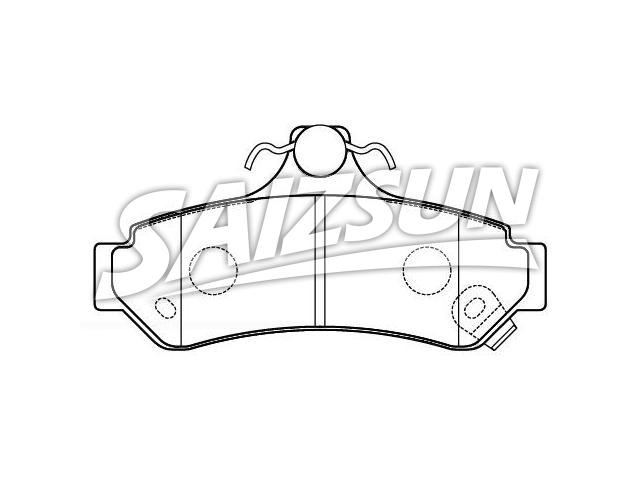 刹车片 Brake Pad Set:04466-06020