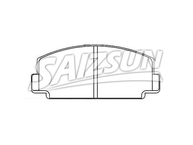 刹车片 Brake Pad Set:04491-14020