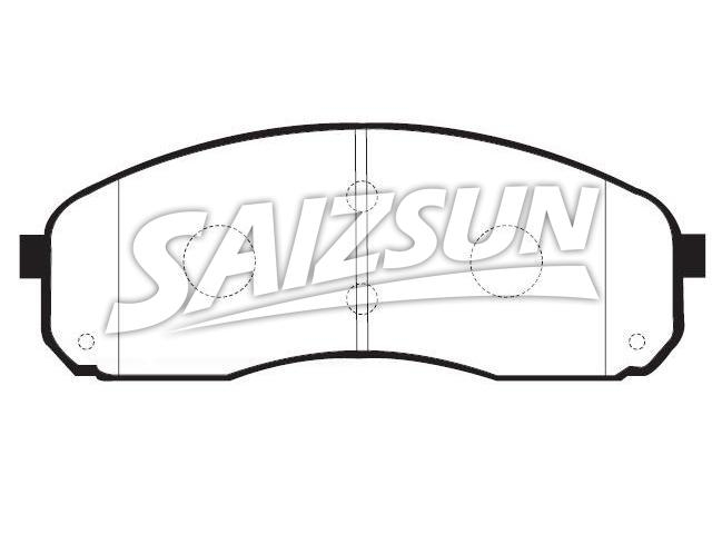 Bremsbelagsatz, Scheibenbremse Brake Pad Set:OK58B-33-23Z
