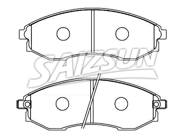 Bremsbelagsatz, Scheibenbremse Brake Pad Set:661 420 30 21
