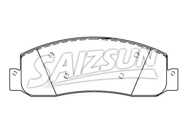 Bremsbelagsatz, Scheibenbremse Brake Pad Set:8C3Z-2001-A
