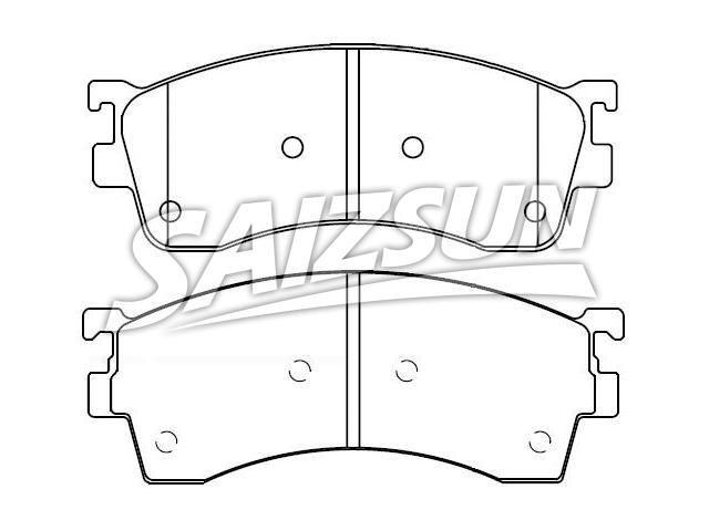 Bremsbelagsatz, Scheibenbremse Brake Pad Set:BLYM-33-28Z