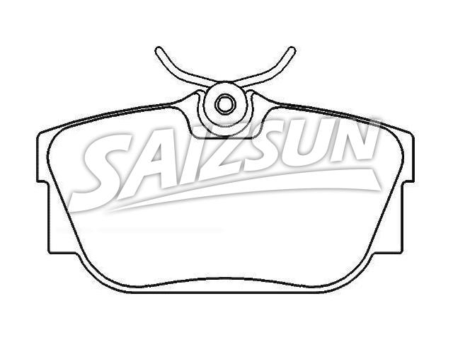 Bremsbelagsatz, Scheibenbremse Brake Pad Set:7D0 698 451 A