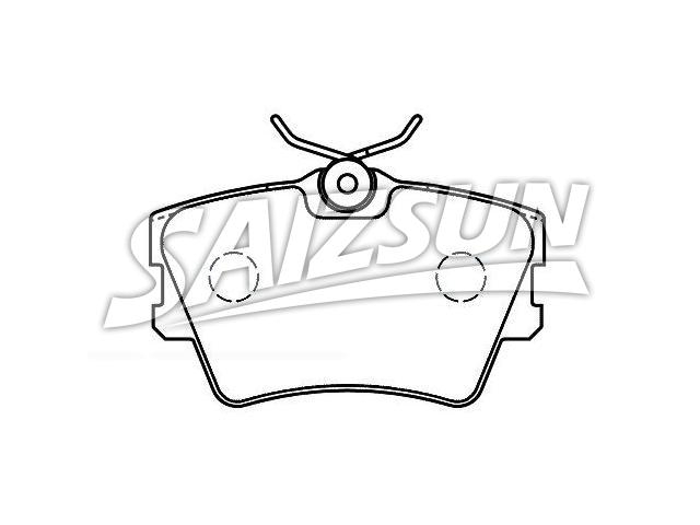 Bremsbelagsatz, Scheibenbremse Brake Pad Set:21882 173 1 4