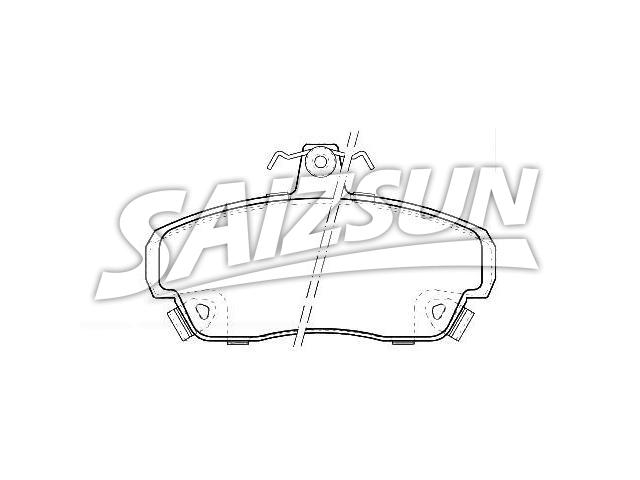 Bremsbelagsatz, Scheibenbremse Brake Pad Set:GBP90325AF