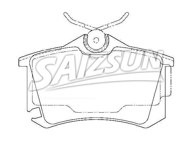 刹车片 Brake Pad Set:1K0 698 451 C