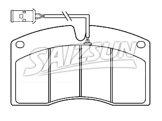 刹车片 Brake Pad Set:FCV1161