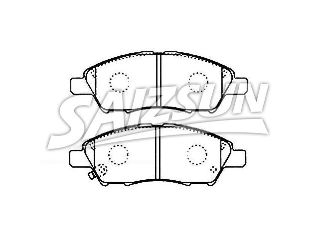 刹车片 Brake Pad Set:D1060-ED500