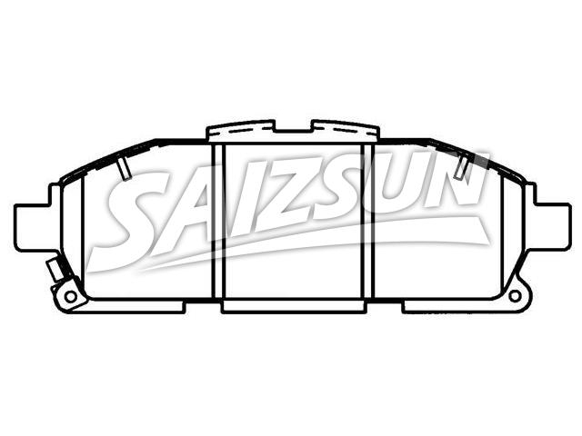 刹车片 Brake Pad Set:D1060-1JA0A