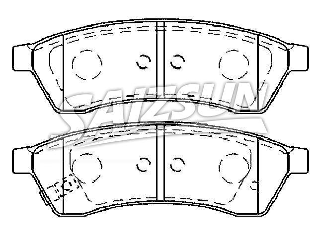 刹车片 Brake Pad Set:96475028