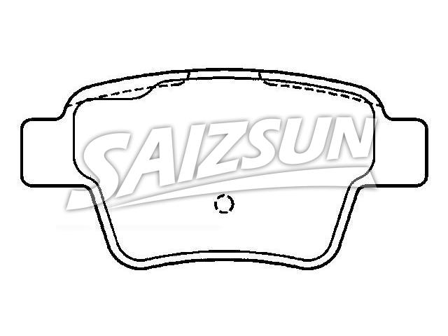 刹车片 Brake Pad Set:4254.01