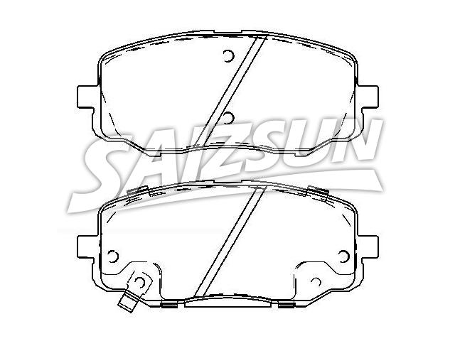 刹车片 Brake Pad Set:58101-1JA60