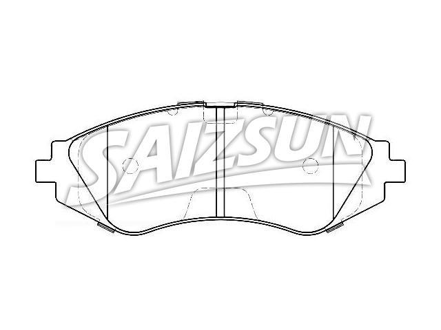 Bremsbelagsatz, Scheibenbremse Brake Pad Set:S4510019