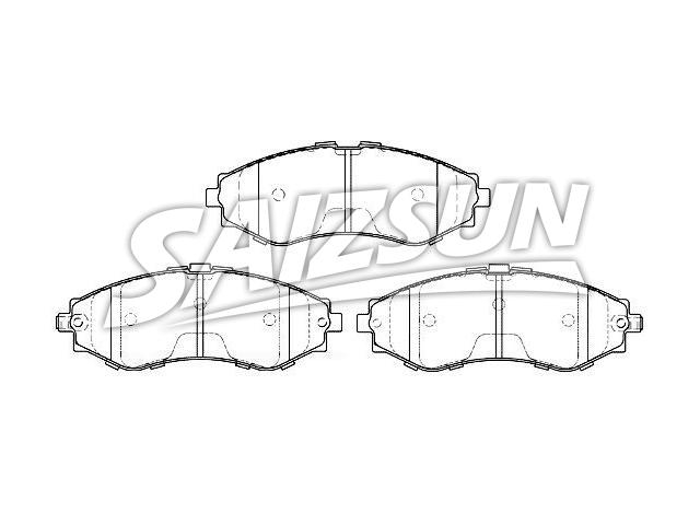 Bremsbelagsatz, Scheibenbremse Brake Pad Set:96446742
