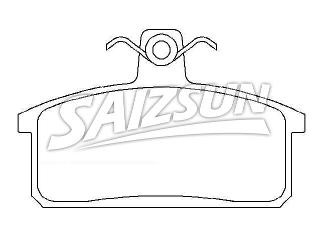 Bremsbelagsatz, Scheibenbremse Brake Pad Set:500028834