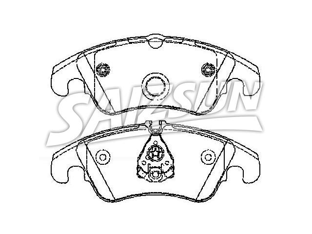 Bremsbelagsatz, Scheibenbremse Brake Pad Set:1 567 730
