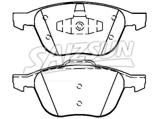 Bremsbelagsatz, Scheibenbremse Brake Pad Set:CV6Z 2001 A