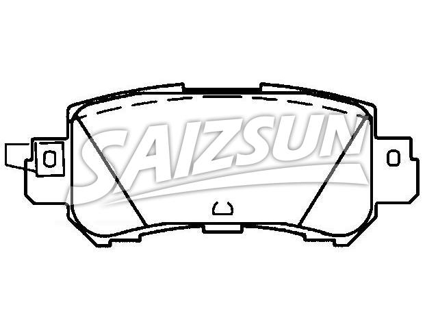 Bremsbelagsatz, Scheibenbremse Brake Pad Set:K0Y1-26-48Z