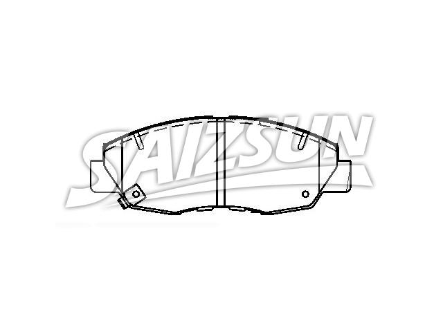 刹车片 Brake Pad Set:45022-TR3-A00