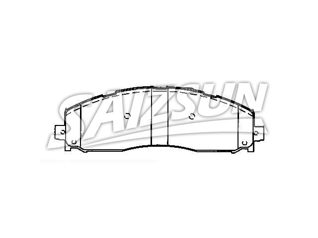 刹车片 Brake Pad Set:DC3Z-2200-B