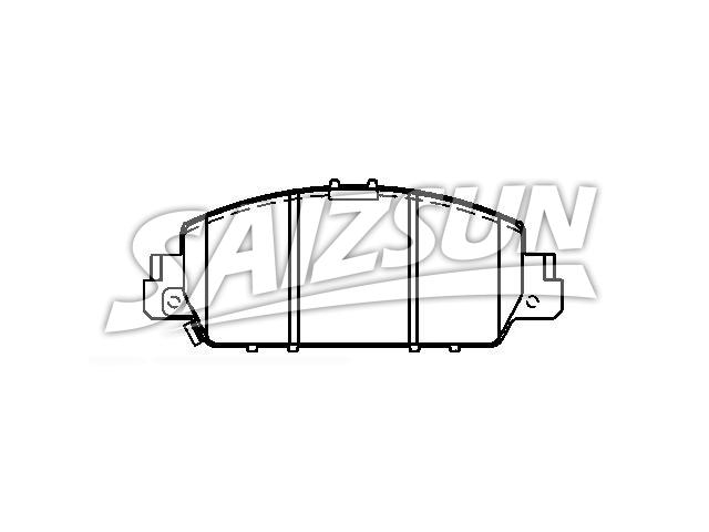 刹车片 Brake Pad Set:45022-T2G-A00