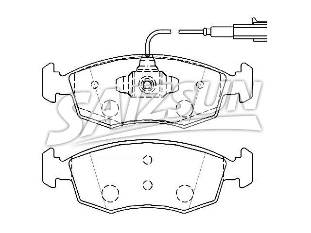 刹车片 Brake Pad Set:7 736 572 9