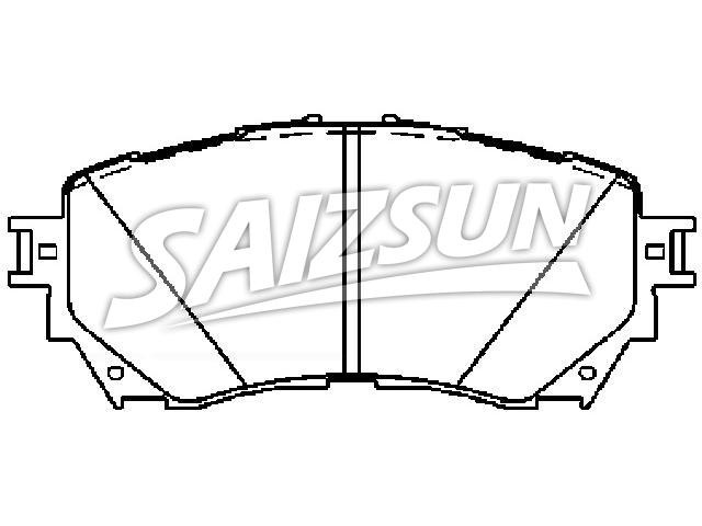 刹车片 Brake Pad Set:G4YA-33-28Z